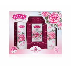 Rose Original Комплект Парфюм рол он + Мицеларна вода + Крем за ръце Българска роза