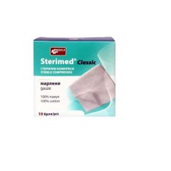 Medica Sterimed Classic Стерилен компрес 7,5/7,5 см 10 бр