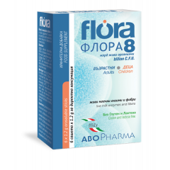 AboPharma Flora 8 Синбиотик за деца и възрастни 6 сашета