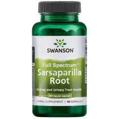 Swanson Sarsaparilla Root Корен от Сарсапарила 450 мг х60 капсули