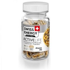 Swiss Energy Activelife Витамини и минерали за активен живот х30 капсули