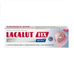 Lacalut Fix Neutral Фиксиращ крем за зъбни протези с неутрален вкус 40 гр