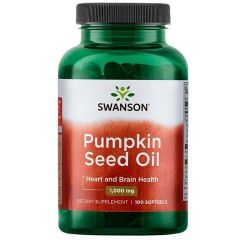 Swanson Pumpkin Seed Oil Тиквено семе 1000 мг х100 капсули