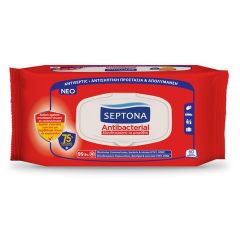 Septona Antiseptic Антибактериални мокри кърпи с антисептично действие 75% алкохол x60 бр