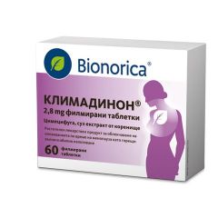 Bionorica Климадинон при менопауза 2,8 мг х60 таблетки
