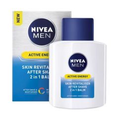 Nivea Men Active Energy Ревитализиращ балсам 2в1 за след бръснене за мъже 100 мл