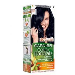 Garnier Color Naturals Трайна боя за коса, цвят 1.10 Смолисто черен