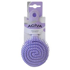Agiva Professional Обла четка за коса лилава малка