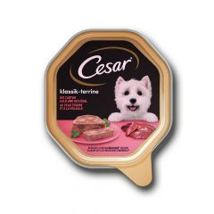 Пастет с телешко и птиче месо за кучета Cesar Tray 150 гр