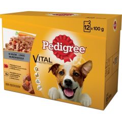 Пастет с микс меса за кучета Pedigree 12x100 гр