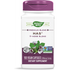Nature's Way Has 9-Herb Blend Билкова комбинация при алергичен ринит 880 мг х100 V капсули
