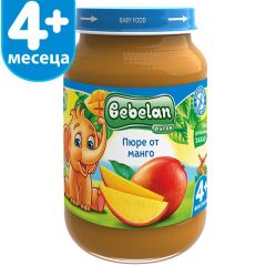 Bebelan Ovko Пюре от манго 4М+ 190 гр 