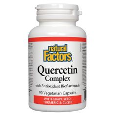 Natural Factors Quercetin Complex – антиоксидантно и противовъзпалително действие 466 мг х 90 капсули