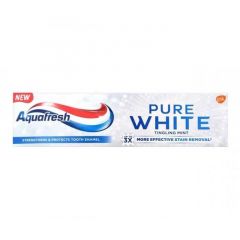 Aquafresh Pure White Tingling Mint паста за зъби 75 мл