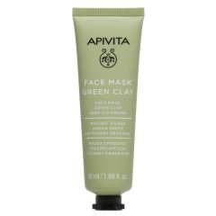 Apivita Express Beauty Почистваща маска за лице със зелена глина 50 мл