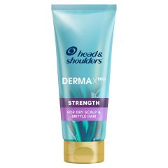 Head & Shoulders Derma X Pro Strength Подсилващ балсам против пърхот за сух скалп и чуплива коса 220 мл