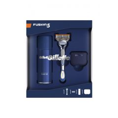 Gillette Fusion Комплект Самобръсначка с 1 ножче + Гел за бръснене 75 мл 