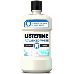  Listerine Advanced White Mild Taste Вода за уста с избелващ ефект без алкохол 500 мл