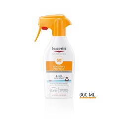 Eucerin Sun Sensitive Protect Kids Слънцезащитен спрей с помпа за деца SPF50+ 300 мл