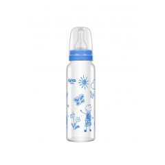 WEE BABY Термоустойчиво шише от олекотено стъкло №2 240 мл