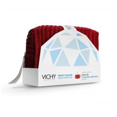 Vichy Liftactiv Collagen Specialist Дневен крем против бръчки за всеки тип кожа 50 мл + Несесер с мостри Комплект