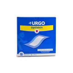 Urgo Optiskin Стерилен прозрачен пластир 10 см х 7 см х 10 бр