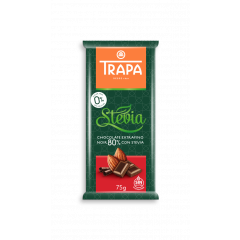 Trapa Шоколад 80% какао със стевия 75 гр