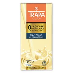 Trapa Шоколад бял 0% захар 90 гр