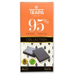 Trapa Шоколад натурален 95% какао веган 80 гр