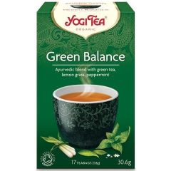 Yogi Tea Зелен баланс аюрведичен био чай 17 пакетчета