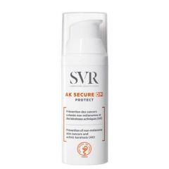 SVR AK Secure DM Protect Слънцезащитен флуид за превенция срещу рак на кожата и актинична кератоза SPF50+ 50 мл