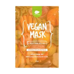 Happy Vegan Озаряваща и изглаждаща шийт маска с ниацинамид 27 мл