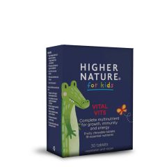 Higher Nature Vital Vits Kids Мултивитамини за деца х 30 дъвчащи таблетки