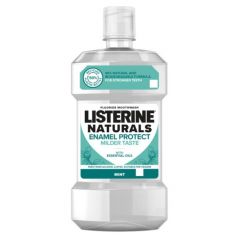 Listerine Naturals Enamel Protect Вода за уста с антибактериален ефект 500 мл