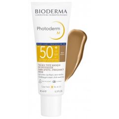 Bioderma Photoderm M Слънцезащитен оцветен крем при пигментации SPF50+ Тъмен нюанс 40 мл