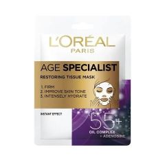 Loreal Age Specialist 55+ Хартиена маска за лице за възстановяване на кожата 30 гр