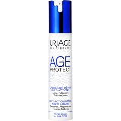 Uriage Age Protect Детоксикиращ нощен крем за лице за всякакъв тип кожа 40 мл