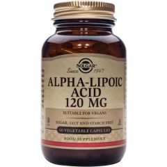 Solgar Alpha Lipoic Acid Алфа-липоева киселина 120 мг х60 капсули