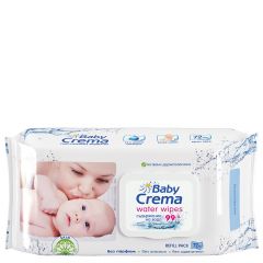 Baby Crema Water Wipes Бебешки влажни кърпички х72 бр