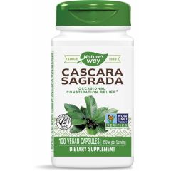 Nature's Way Cascara Sagrada Американски зърнастец с очистителен ефект 350 мг х100 капсули