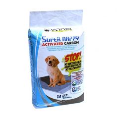 Памперс чаршафи за кучета Croci Super Nappy Carbon 57/54 x14 бр