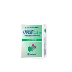 Карсил за чернодробни проблеми 80 таблетки x22,5 мг Sopharma