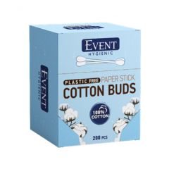  Event Cotton Buds Plastic Free Клечки за уши 200 бр 