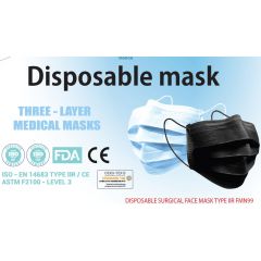 Трипластови медицински маски за еднократна употреба сини х50 бр