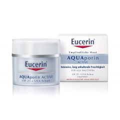 Eucerin Aquaporin Active Хидратиращ дневен крем за всеки тип кожа SPF25 50 мл