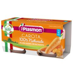 Plasmon Пюре от моркови за деца 4М+ 80 гр 2 бр