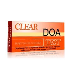 Clear DOA Combo-6 Комбиниран тест за наркотици и опиати, 6 параметъра, ленти
