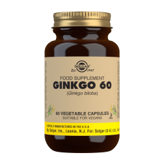 Solgar Ginkgo 60 Гинко 60 за мозъчните функции 60 мг х60 капсули
