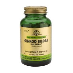 Solgar Ginkgo Biloba Leaf Extract Гинко Билоба за памет и концентрация x60 капсули