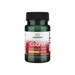 Swanson CoQ10 Коензим Q10 10 мг х100 капсули